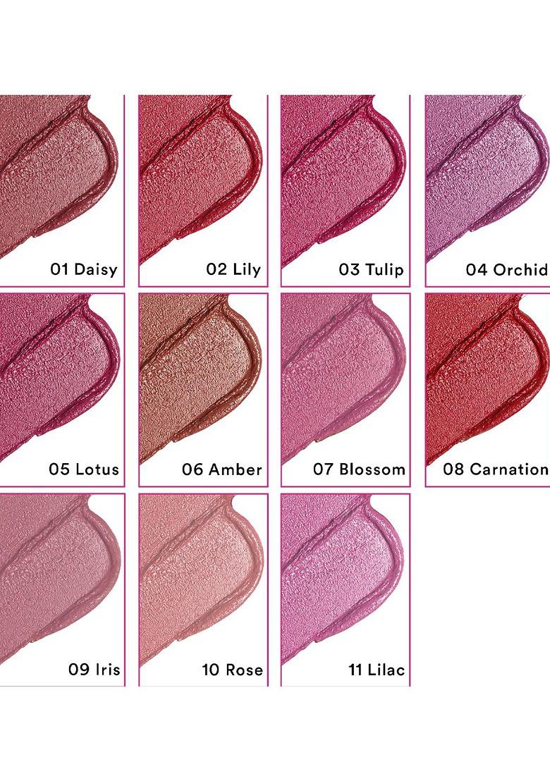 Sugar Pop Hydrating Satin Matte Lipstick Infused With Vitamin E Shea Butter Lilac 11