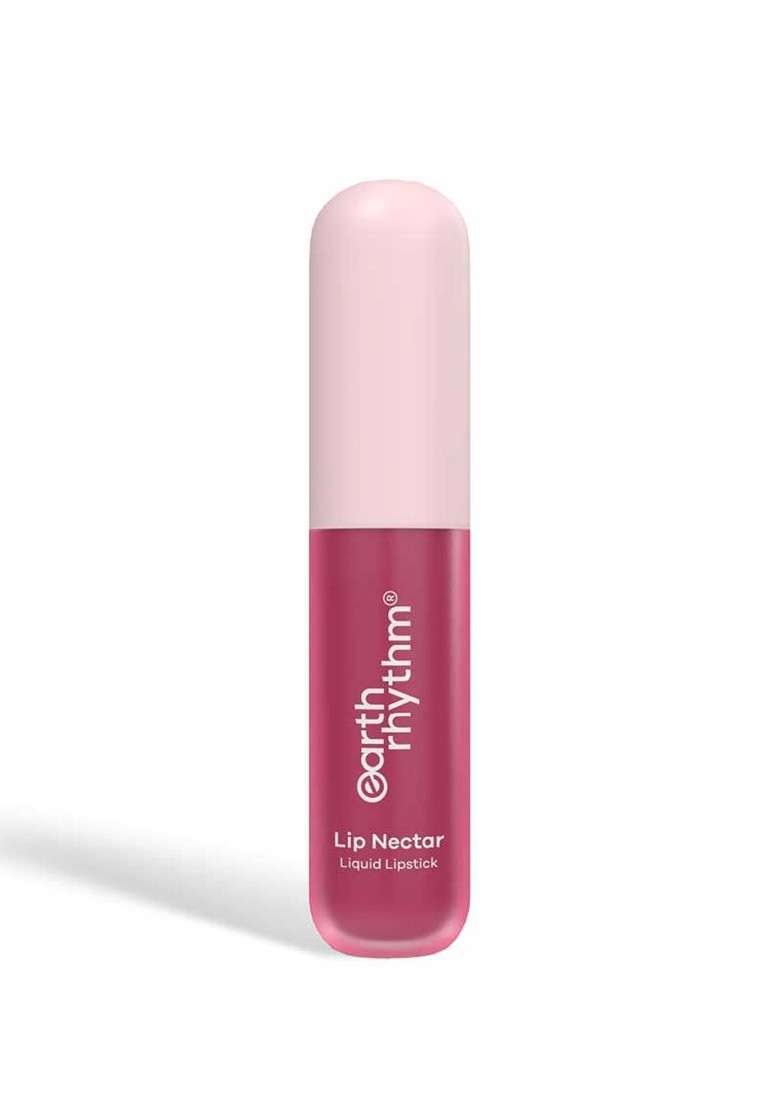 Earth Rhythm Lip Nectar Weightless Never Drying Matte Liquid Lipstick 5Ml Rose - Indya