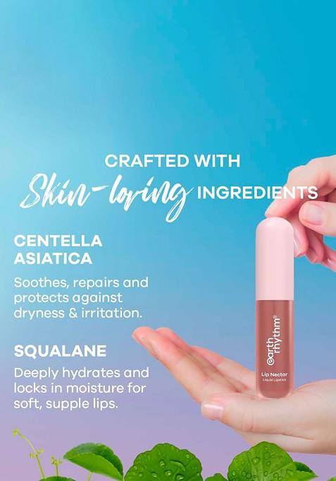 Earth Rhythm Lip Nectar Weightless Never Drying Matte Liquid Lipstick 5Ml Cocoa