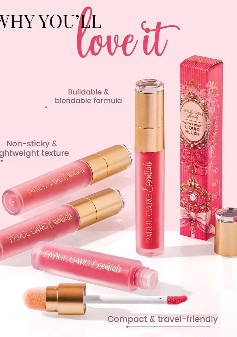 Parul Garg Velvet Rose Liquid Blush 3 Ml Rosy Pink - Indya