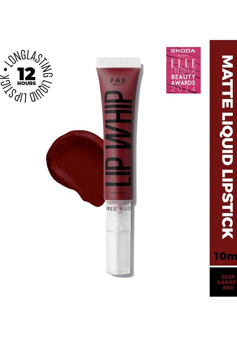 Fae Beauty Lip Whip 12H Matte Liquid Lipstick 10 Ml Revenge - Indya