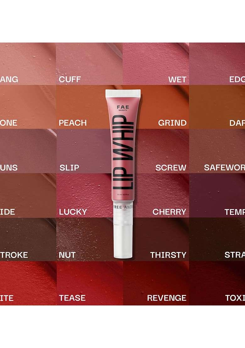 Fae Beauty Lip Whip 12H Matte Liquid Lipstick 10 Ml Revenge - Indya