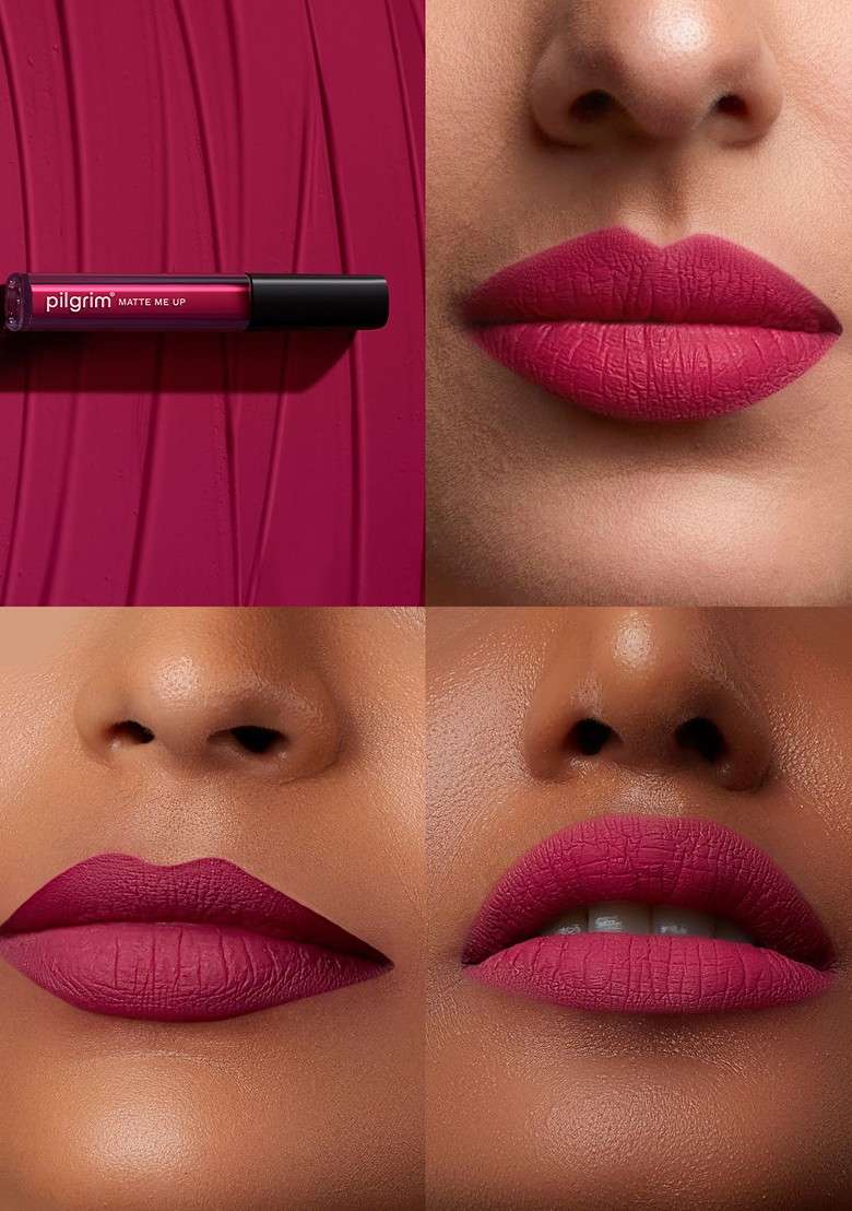 Pilgrim Matte Me Up Long Lasting Liquid Lipstick 9G Kinky Pink 11 - Indya