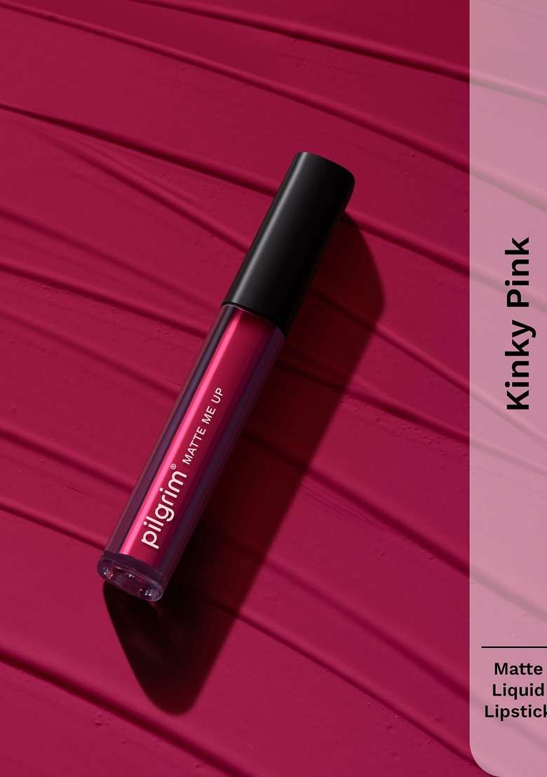 Pilgrim Matte Me Up Long Lasting Liquid Lipstick 9G Kinky Pink 11 - Indya