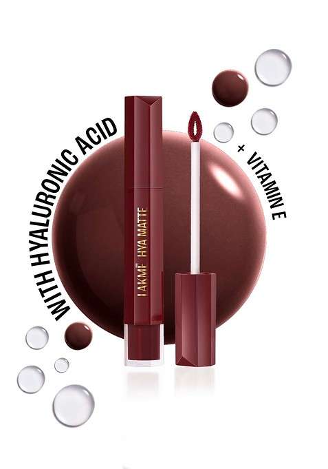 Lakme 9To5 Hya Matte Liquid Lipstick With Vitamin E 5 3Ml Afterhours Wine H10