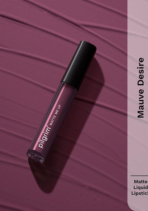 Pilgrim Matte Me Up Long Lasting Liquid Lipstick 9G Mauve Desire 06