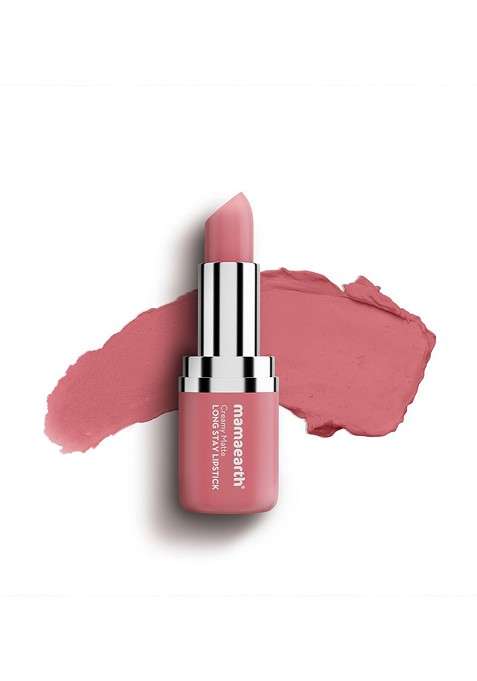 Mamaearth Creamy Matte Long Stay Lipstick With Murumuru Butter 4 2G Hibiscus Nude