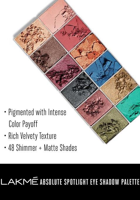 Lakme Glitterati Chroma Chic Eye Shadow Palette For Rich Color Payoff 12G Stilettos