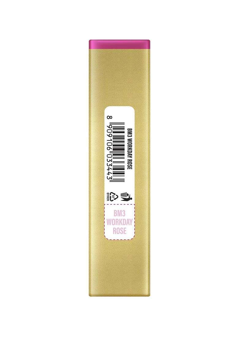Lakme 9To5 Hya Matte Hydrating Smudgeproof Lipstick Lasts 14Hr 3 6G Workday Rose Bm3 - Indya