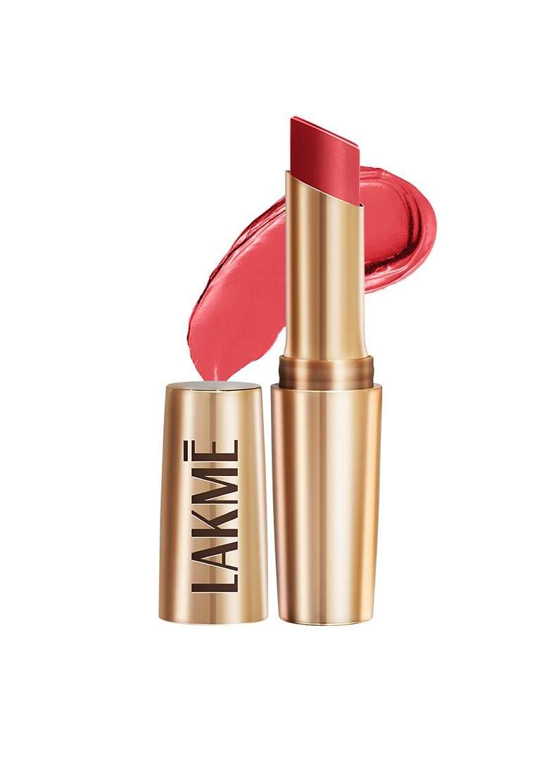 Lakme 9To5 Powerplay Priming Matte Lipstick With Vit E Lasts 16Hr 3 6G Peachy Affair - Indya