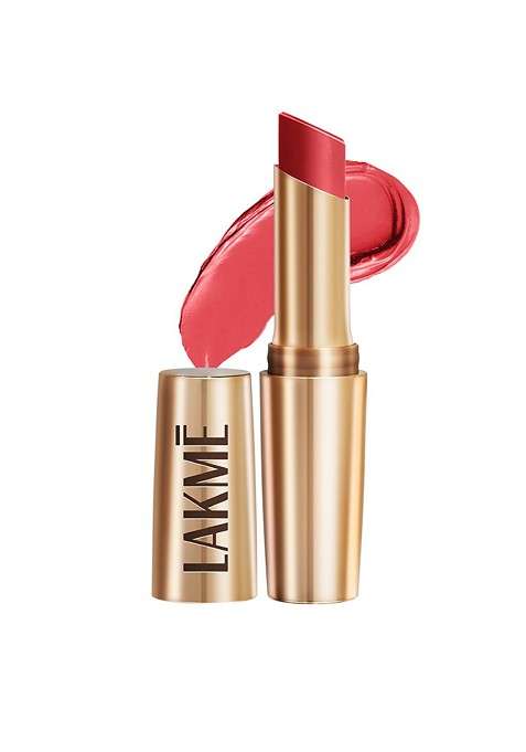 Lakme 9To5 Powerplay Priming Matte Lipstick With Vit E Lasts 16Hr 3 6G Peachy Affair