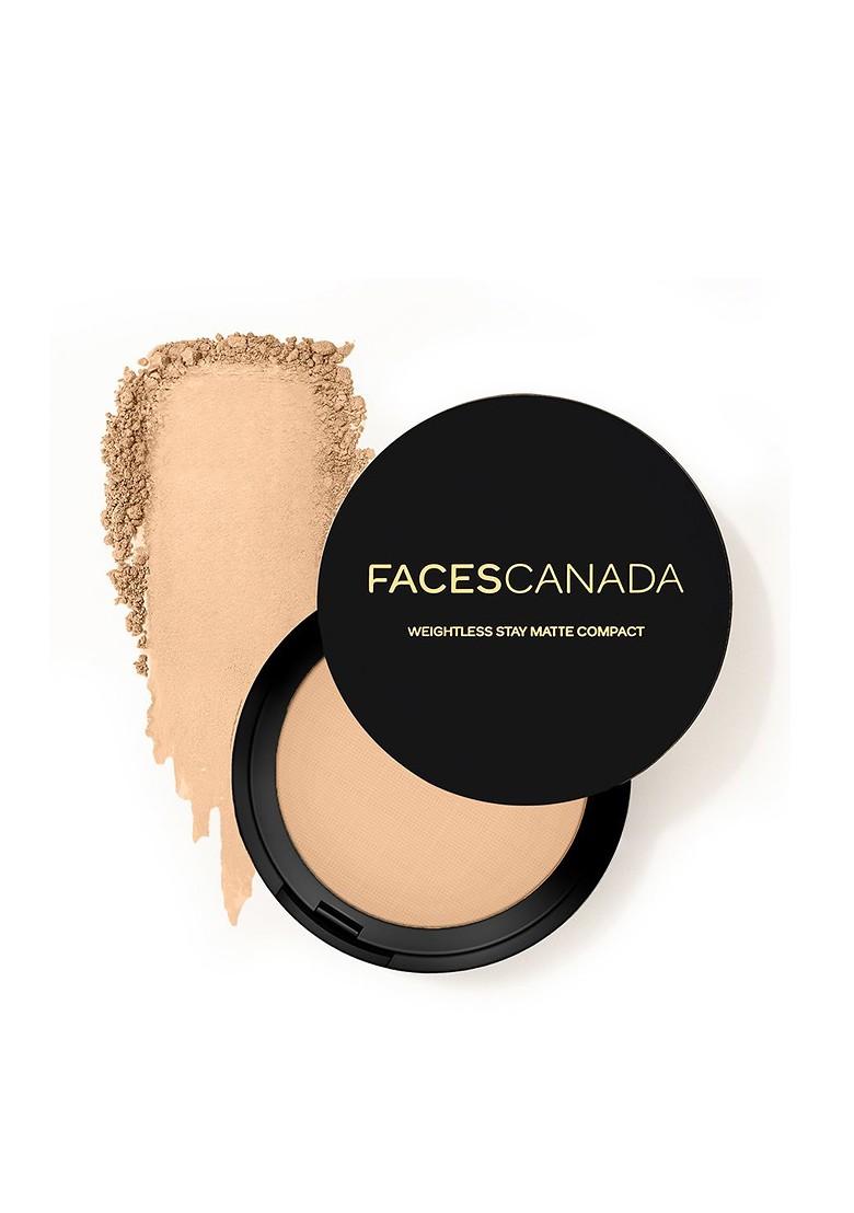 Faces Canada Weightless Stay Matte Compact Spf20 With Vitamin E Shea Butter 9G Sand 04