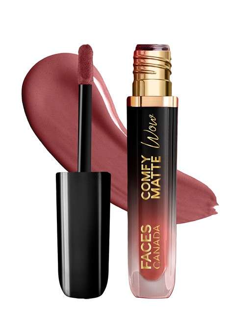 Faces Canada Comfy Matte Wow Liquid Lipstick 3 8Ml Choco Couture 01