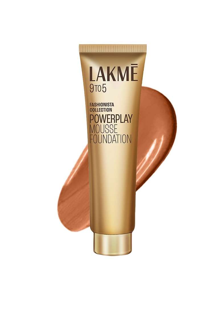Lakme 9To5 Powerplay Mousse Foundation Beige Caramel 25G - Indya
