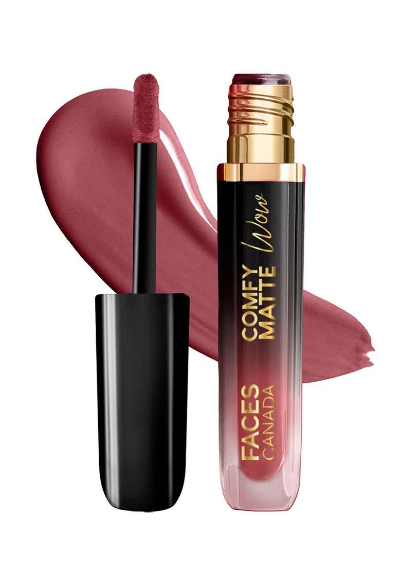 Faces Canada Comfy Matte Wow Liquid Lipstick 3 8Ml Mauve Majesty 08 - Indya