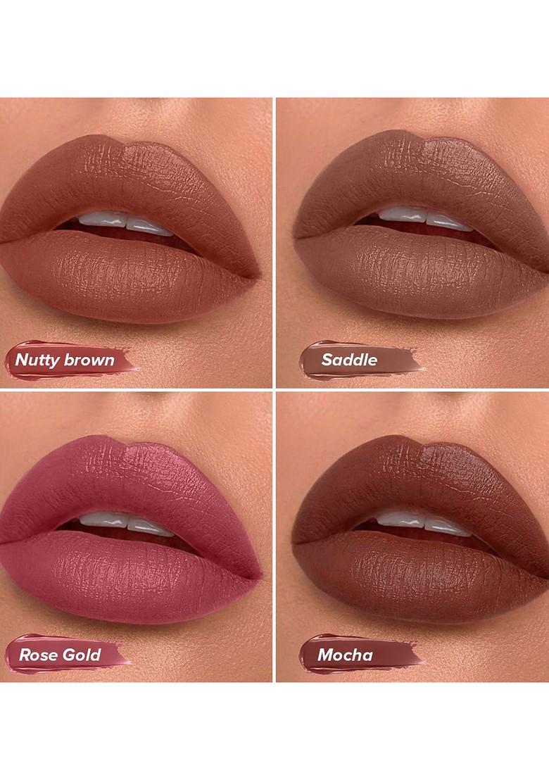 Coloressence Set Of 5 Waterproof Liquid Lipstick Ml Each Dawn To Dusk