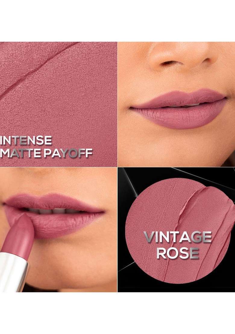 Renee Prime Matte Hd Lipstick With Shea Butter Almond Jojoba Oils 4 5G Vintage Rose 01 - Indya