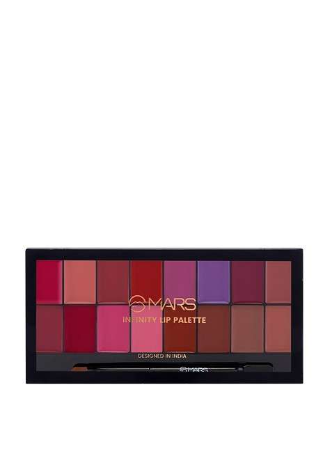Mars 16 Color Infinity Matte Lip Palette Shade 02