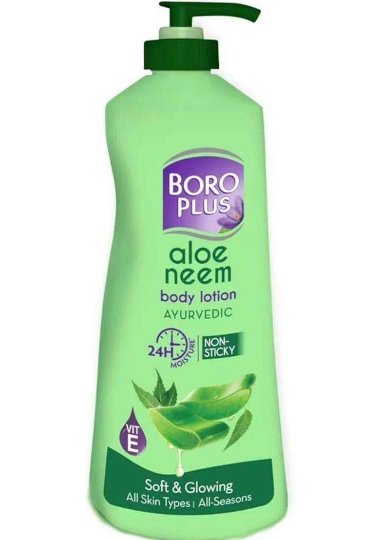 Boroplus Aloe Neem Ayurvedic Body Lotion (400Ml).= (400 Ml) - Indya