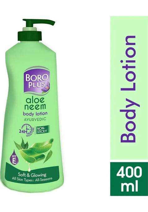 Boroplus Aloe Neem Ayurvedic Body Lotion (400Ml).= (400 Ml)