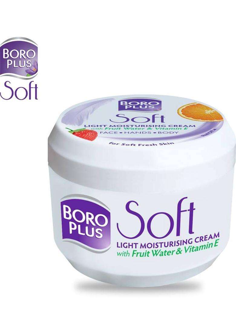 Boroplus Soft Light Moisturising Cream & Non-Sticky|Provides 24 Hour Moisturisation (300 Ml) - Indya