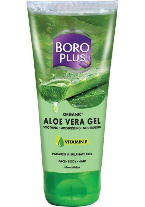 Boroplus Organic Aloe Vera Gel With Niacinamide & Vitamin E (250 Ml)