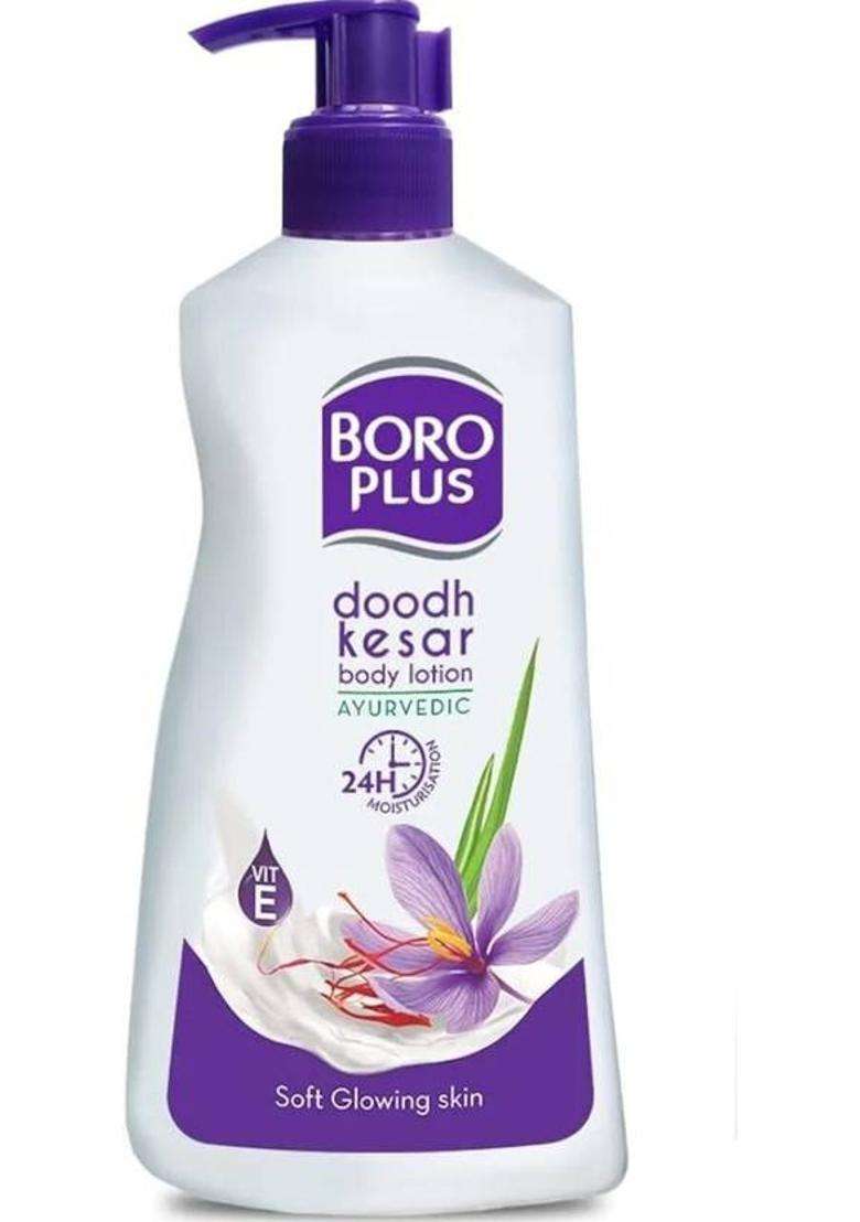 Boroplus Doodh Kesar Body Lotion 24 Hrs Moisturisation (400Ml)= (400 Ml) - Indya