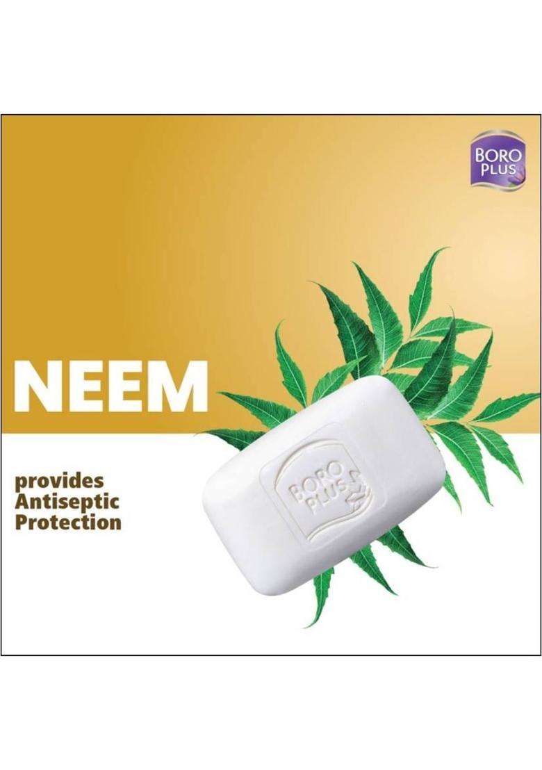 Boroplus Antiseptic + Moisturising Soap - Neem, Eucalyptus & Honey (6 X 125 G) - Indya