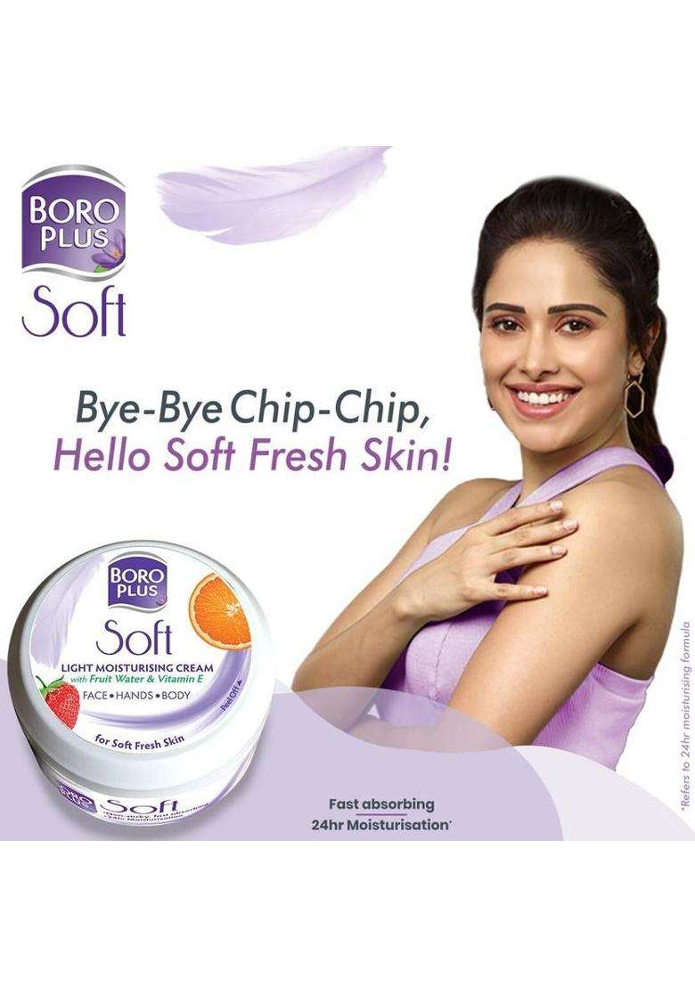 Boroplus Soft Ayurvedic Antiseptic Cream 200Ml + Doodh Kesar Lotion 400Ml (600 Ml) - Indya