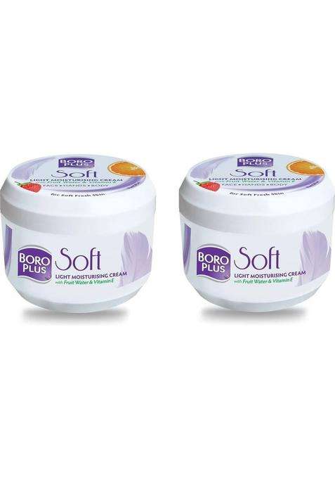 Boroplus Antiseptic Soft+Light & Non-Sticky All Seasons Hand,Body Face Ayurvedic Cream (600 Ml)