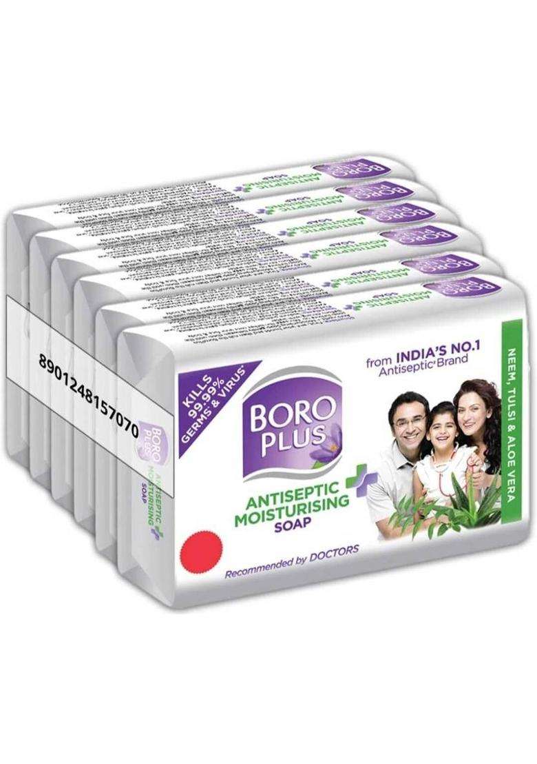 Boroplus Neem Tulsi Aloe Vera Shop 6*125Gm (6 G) - Indya