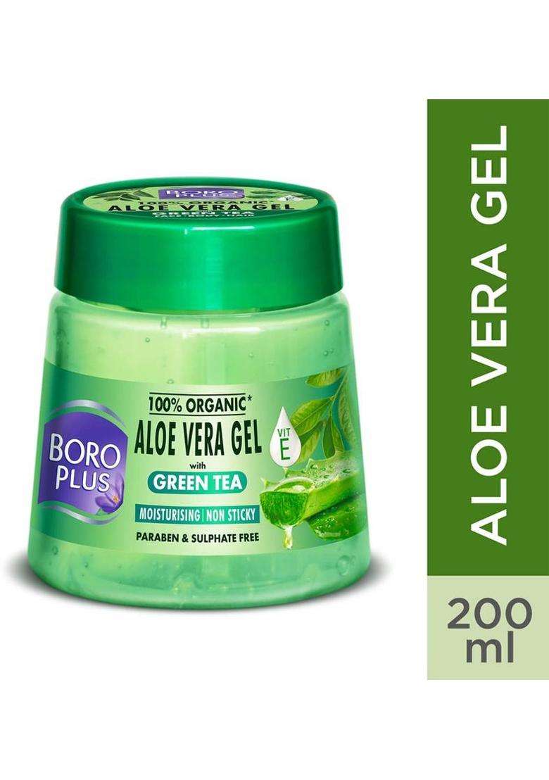 Boroplus 100% Organic Aloevera Gel For Face Body & Hair (200 Ml) - Indya