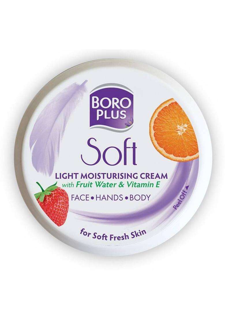 Boroplus Soft Light Moisturising Cream|Light And Nonsticky|Provides 24Hour Moisturisation (200 Ml) - Indya