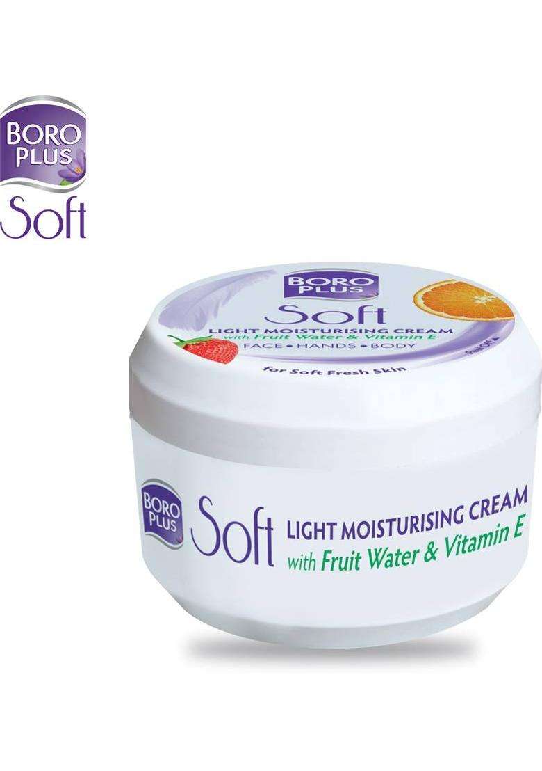 Boroplus Soft Light Moisturising Cream|Light And Nonsticky|Provides 24Hour Moisturisation (200 Ml) - Indya