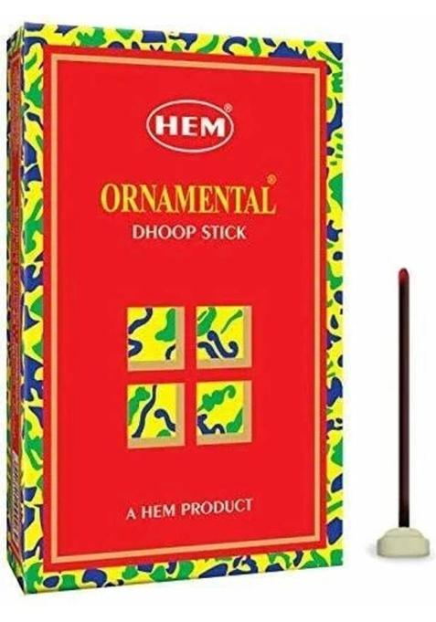 Hem Ornamental Dhoop Sticks Agarbatti For Pooja Freshness Meditation Puja Room Items Aromatic Environment (1 Units Set Of 4)