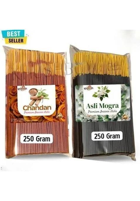 Greevya Agarbatti For Pooja Chandan Mogra (500 G Set Of 1)