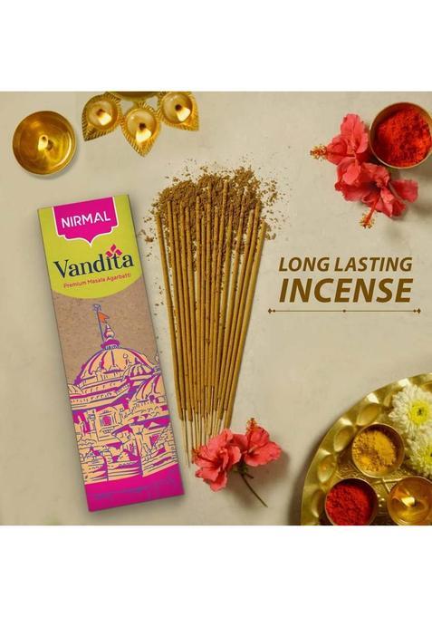 Shubhkart Nirmal Vandita Premium Masala Agarbatti Woody Musky (100 G Set Of 1)