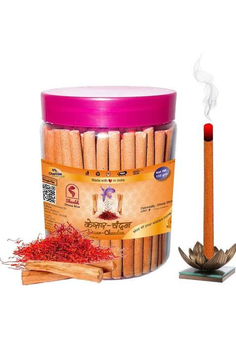 Shankh Kesar Chandan Dhoop Stick (Incense Stick) Pack Of 150 Gram Fragrance (150 G Set 1)