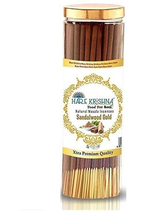 Vringra Hare Krishna Food For Soul Sandalwood Agarbatti -Incense Stick -Hand Made - (200 G, Set Of 1)