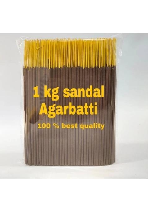Rajtilak Natural Chandan Agarbatti With Fragrance Pack Of 1 Kg. Full Sented (800 Units, Set 1)