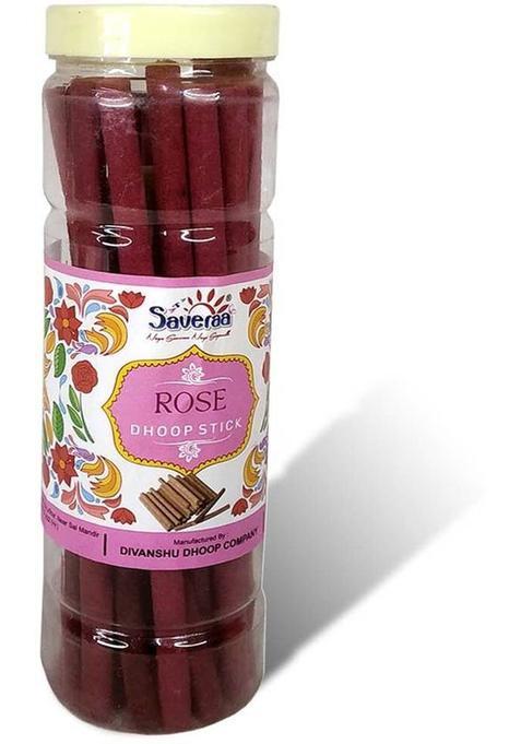 Airtick Pack Of 1 (17 Sticks Per Box) Rose Dhoop Dry Incense Stick For Aroma & Smoke Scented Units, Set 1)