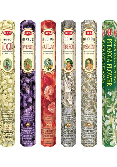 Hem Floral Collection Incense (120 Sticks) Agarbatti For Pooja, Freshness, Meditation, Puja Room Items Aromatic Environment (1 Units, Set Of 1)