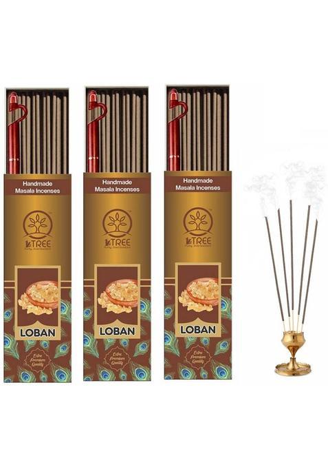1 Tree Loban Agarbatti Sticks-Incense Sticks-Agarbatti For Pooja-Home Fragrance (300 G, Set Of 3)
