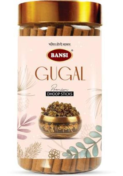 Bansi Signature Gugal Dhoop Sticks For Pooja Jar Pack 100Grams Charcoal Free Guggal (100 G Set Of 1)
