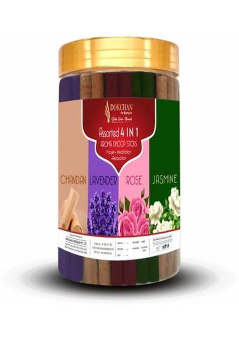 Dokchan Mix Fragrance Dhoop Sticks Long Lasting (250 G Set Of 1)