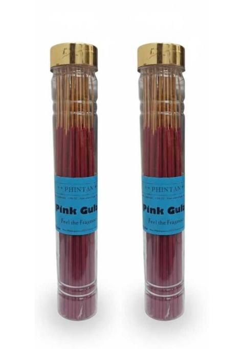 Phintan Pink Gulab Aggarbati/Insence Stick Pack Of 2 Rose (120 Units Set 2)