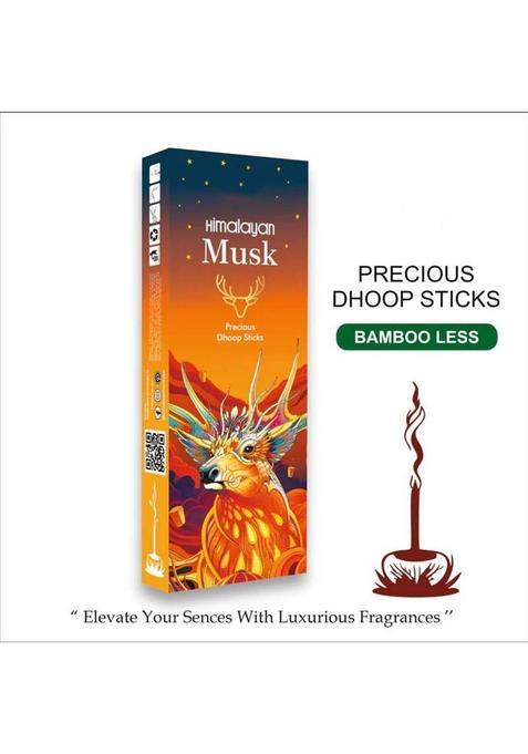 Airtick Pack Of 1 (10 Sticks Per Pack) Himalayan Musk Precious Incense Dhoop Units Set 1)
