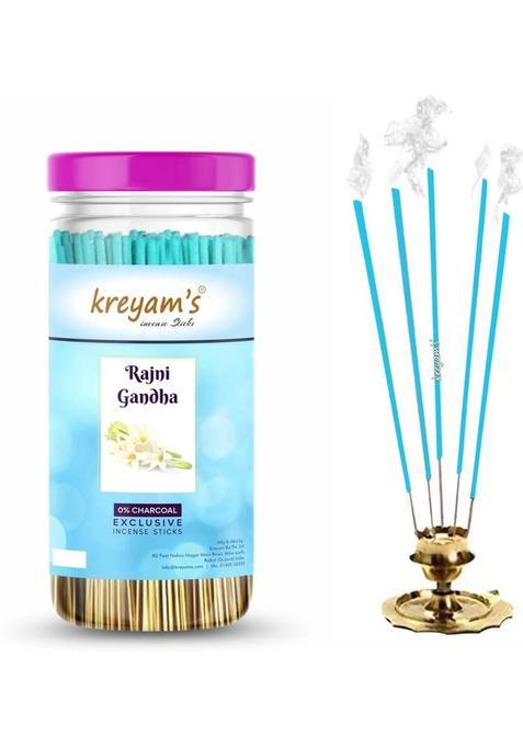 KreyamS Rajnigandha Agarbatti Incense Sticks 400Gm Dhoopbatti Pooja Items (225 Units Set Of 1)