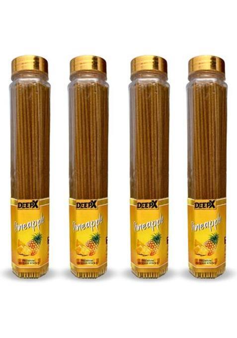 Deepx Pineapple Agarbatti Flavour Incese Sticks (400 G Set Of 4)