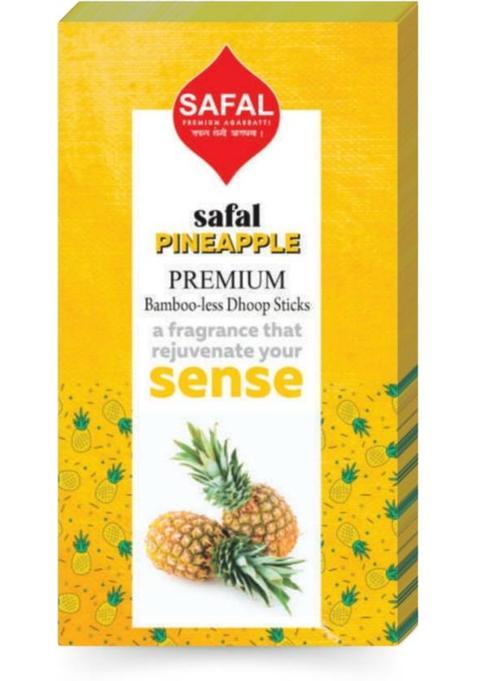 Safal Dhoop Sticks For Pooja 120 Premium Pineapple Agarbatti (120 Units Set Of 12)